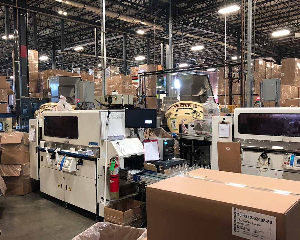 On-site product printing production setup
